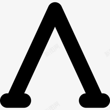 概述符号形状Lambda形状希腊符号图标图标
