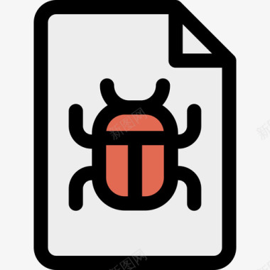 公共标识安全文件计算机安全8线性颜色图标图标