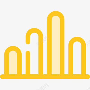 黄色光源利润商务和办公3黄色图标图标