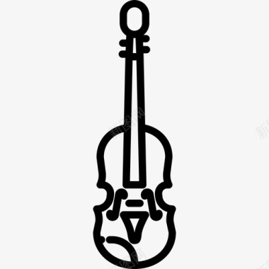 小提琴音乐音乐节图标图标