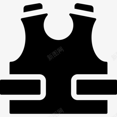 安全图标安全背心警用填充物图标图标