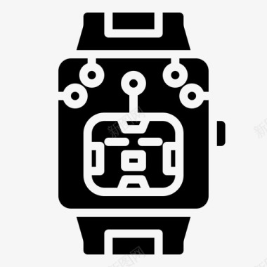 机器人智能手表安卓建筑图标图标