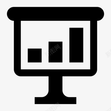 数据化分析免抠演示分析升序条形图图标图标