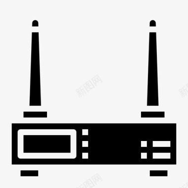 无线路由器促销路由器调制解调器wifi图标图标