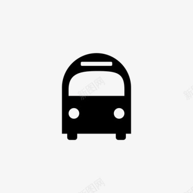 公共交通标识公共汽车公共交通图标图标