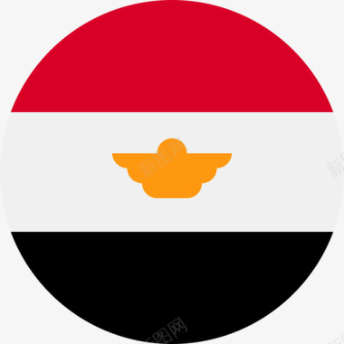埃及图片埃及国旗圆形图标图标