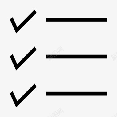 公共标识安全列表检查检查表图标图标