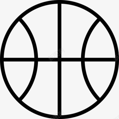 篮球icon篮球运动11直线型图标图标