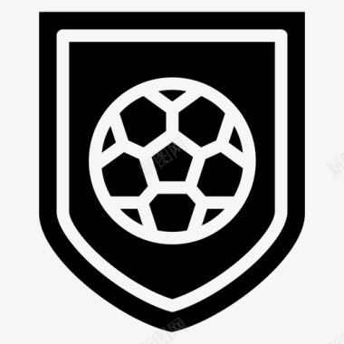 足球徽章俱乐部足球图标图标