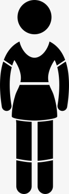 2010年时尚服装迷你裙图标图标