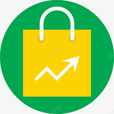 购物购物袋搜索引擎优化和网页2扁平图标图标