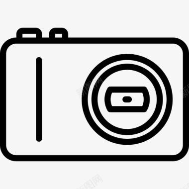照相摄像机家用电器套装图标图标