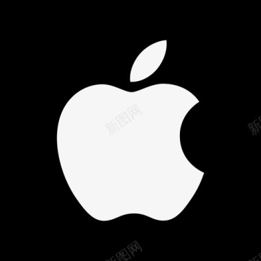 水晶苹果logo图标下载苹果纯色logo系列填充图标图标