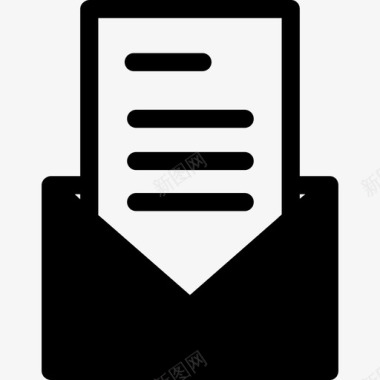 圣诞信件模板信件界面圣诞填充图标图标