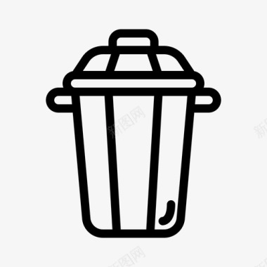 垃圾桶垃圾厨房图标图标