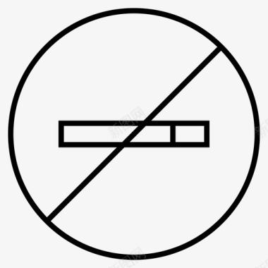 禁止吸烟办公室整洁图标图标