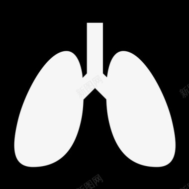 肺部医疗医疗服务图标图标