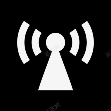 WiFi信号宽带连接热点图标图标