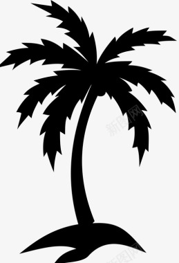 棕榈树植物树木图标图标