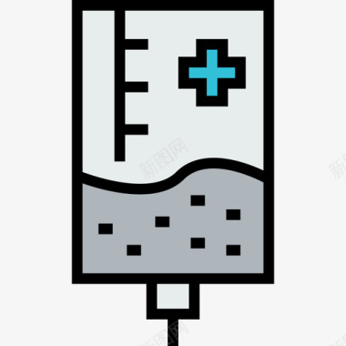 香皂包装袋香皂健康和医疗用线性颜色图标图标