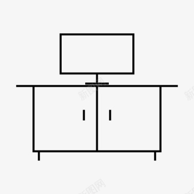 算盘箱子衣柜箱子家具图标图标