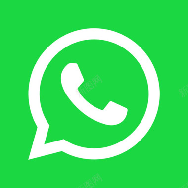 网络Whatsapp社交网络徽标2扁平图标图标