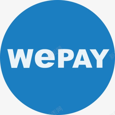 平面标识Wepay支付网关圆形平面图标图标