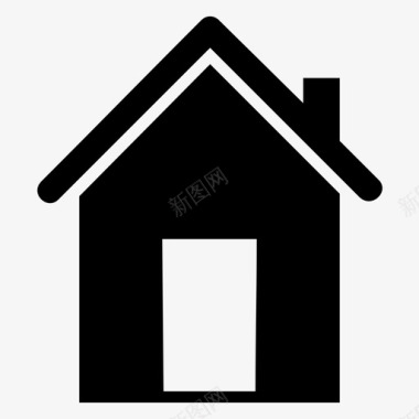 别墅住宅建筑物房屋图标图标