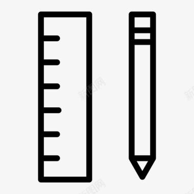 铅笔铅笔商务照明图标图标