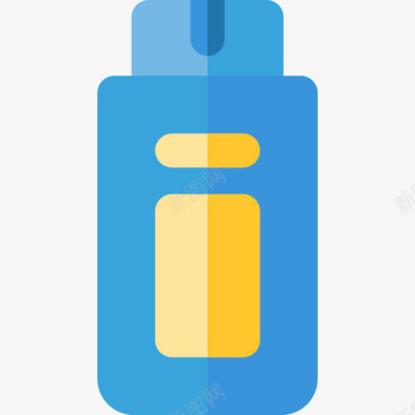 公共标识安全Pendrive计算机安全4扁平图标图标