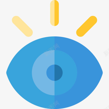 公共标识安全间谍电脑安全4级扁平图标图标