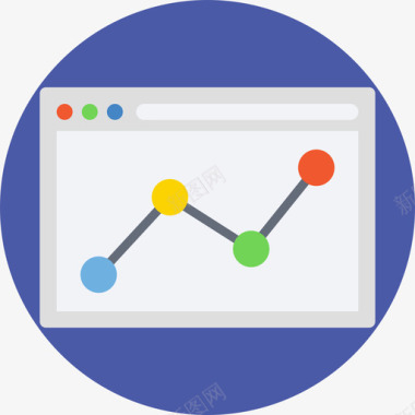 平面图矢量图表数字营销2平面图图标图标