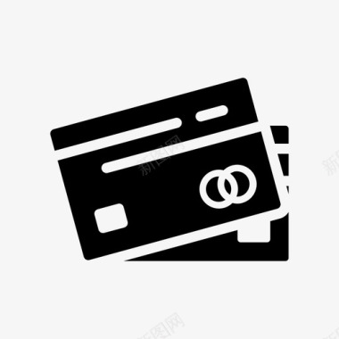 借记卡信用卡借记卡电子商务图标图标