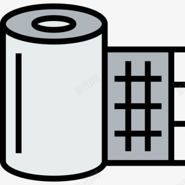 图标健康禅绷带健康和医疗线性颜色图标图标