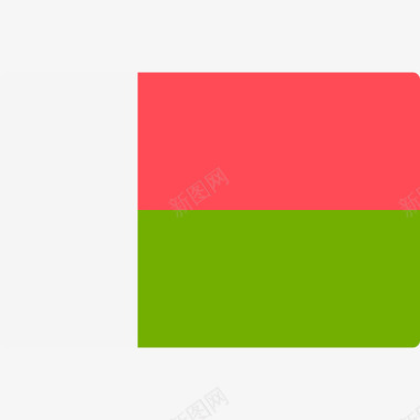 车标志马达加斯加国际旗帜长方形图标图标