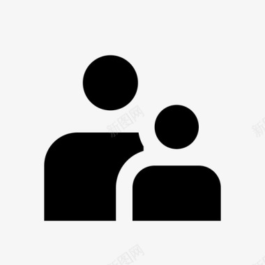 家长控制家属家庭图标图标