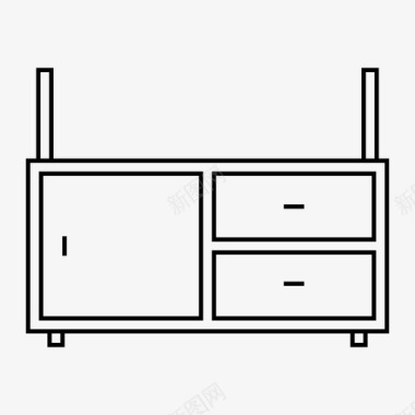 家具分类图标衣柜箱子家具图标图标