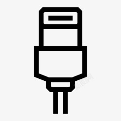 硬件软件usbc电缆数据图标高清图片