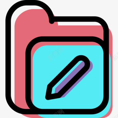 文件夹彩色用户界面资源图标图标