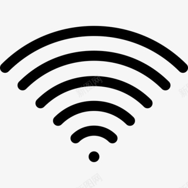 Wifi技术无线网络图标图标