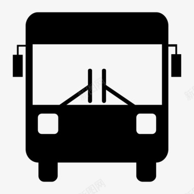校车公共汽车驾驶公共交通图标图标