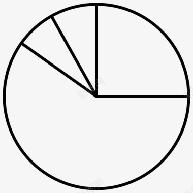 饼图数据信息图形大纲图标图标