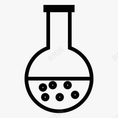 学校宿舍化学烧瓶佛罗伦萨烧瓶图标图标