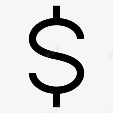 贝尔美元成本美元符号图标图标