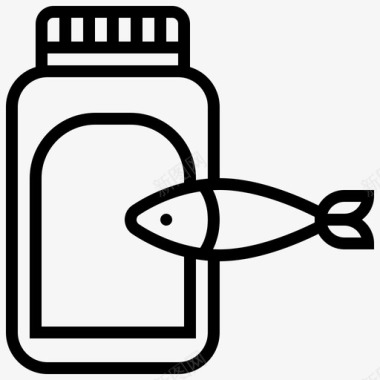鱼油药图标图标