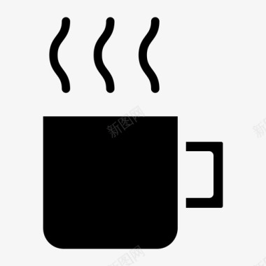 马克杯咖啡杯热饮图标图标