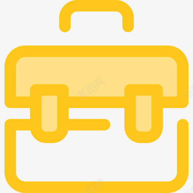行李箱创业和新业务5黄色图标图标