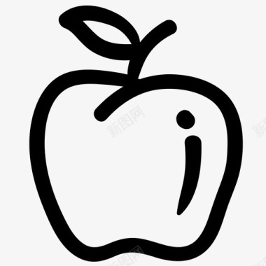 红苹果食品水果图标图标