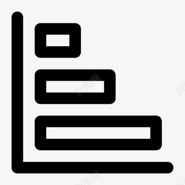 报表数据分析垂直条形图损失分析业务图标图标