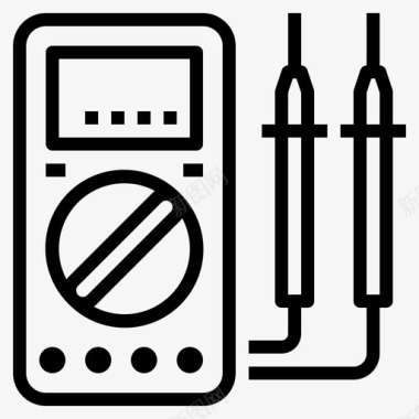 电子ICON万用表数字电子图标图标